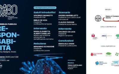 25 Marzo 2025, Confindustria Caserta al Centro Orafo il tarì: Responsabilità. Azione, impegno, futuro.