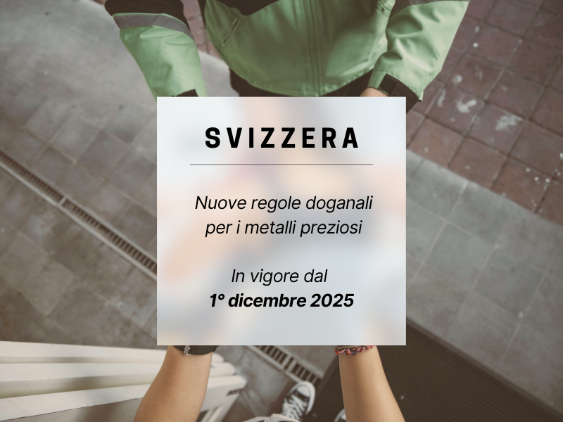 Cambiano le dichiarazioni doganali per la Svizzera (dal 1° dicembre 2025)