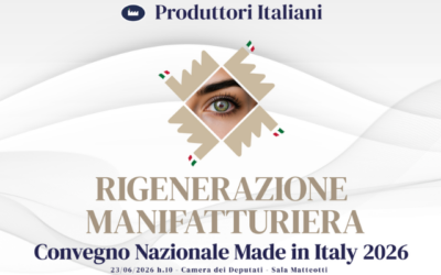 Made in Italy 2026: dalla rigenerazione dei distretti una strategia nazionale per produrre in Italia e vendere nel mondo