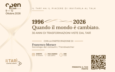 1996 → 2026: Quando il mondo è cambiato. 30 anni di trasformazioni viste dal Tarì