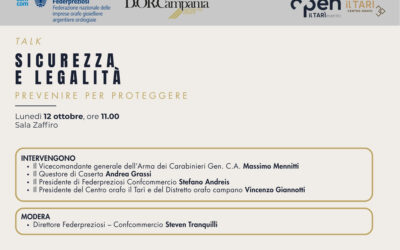 TALK: SICUREZZA E LEGALITA’ – PREVENIRE PER PROTEGGERE